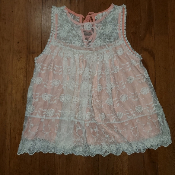 Altar'd State Lace Tank Top - Picture 1 of 10